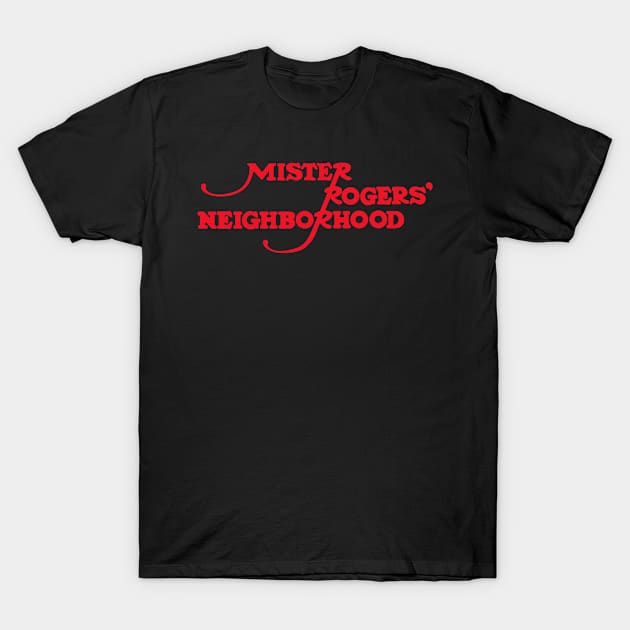 Mister Rogers Neighborhood T-Shirt by nielees